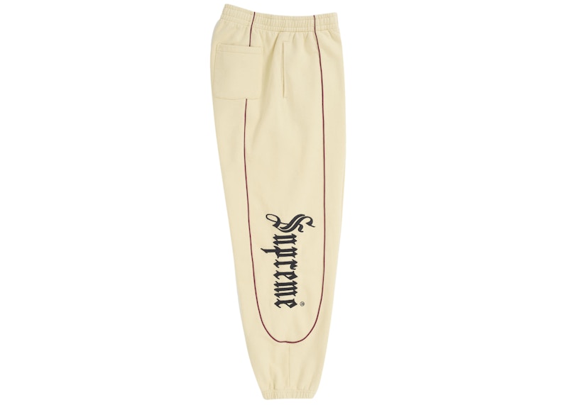 Supreme Curve Piping Sweatpant Natural 圖 2