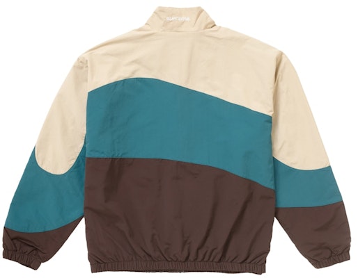 Supreme Curve Track Jacket (SS24) Brown Lookbook Supreme Curve Track Jacket (SS24) Brown