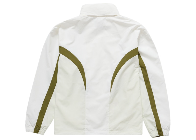 Order Supreme 白色弧形运动夹克