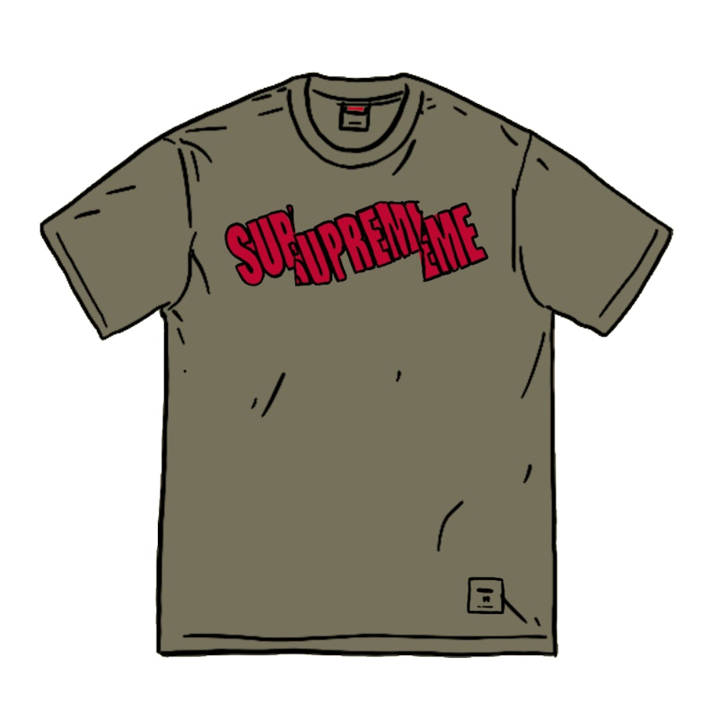 トップス supreme small box l/s tee olive camo Supreme Small Box L S Tee (FW21) - $68