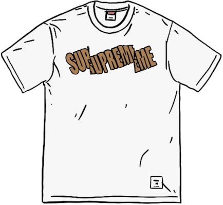 Supreme Camiseta Blanca Logo Cortado S/S Buy Supreme Camiseta Blanca Logo Cortado S/S