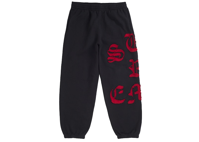 Supreme Cut Out Sweatpant Black