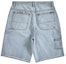 Order Supreme Cutoff Double Knee Denim Painter Short Washed Blue