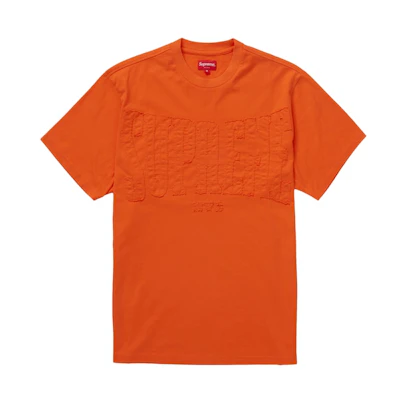 Supreme Cutout Logo S/S Top Orange