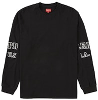 Supreme Cutout Sleeves L/S Top Black Supreme Cutout Sleeves L/S Top Black