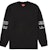 Supreme Cutout Sleeves L/S Top Black