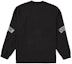 Order Supreme Cutout Sleeves L/S Top Black