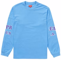 Supreme Cutout Sleeves L/S Top Blue