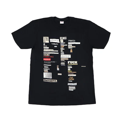 Supreme Cutouts Tee Black