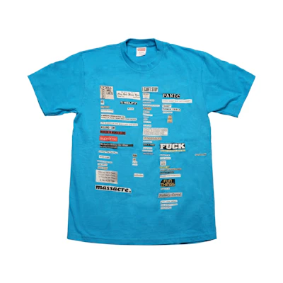 Supreme Cutouts Tee Bright Blue