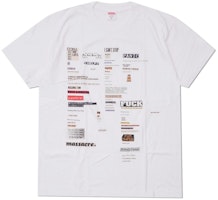 Supreme Cutouts Tee White
