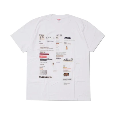 Supreme Cutouts Tee White
