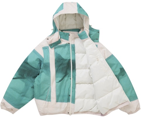 Supreme Damien Hirst Down Puffer Jacket White Order Supreme Damien Hirst Down Puffer Jacket White
