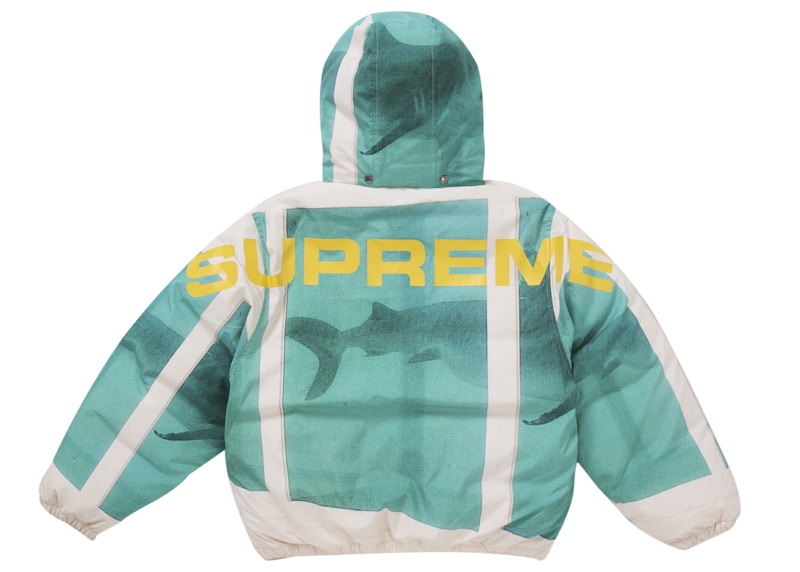 Lookbook シュプリーム ダミアン・ハースト ダウンパファージャケット ホワイト