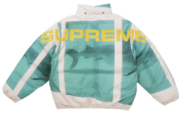 Supreme Damien Hirst Down Puffer Jacket White Purchase Supreme Damien Hirst Down Puffer Jacket White