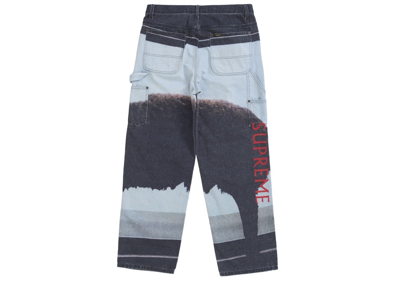 Order 슈프림 다미엔 허스트 페인터 진 블랙