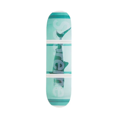 Supreme Damien Hirst Shark Skateboard Deck Multicolor