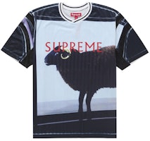 Supreme Damien Hirst Soccer Jersey Black Supreme Damien Hirst Soccer Jersey Black