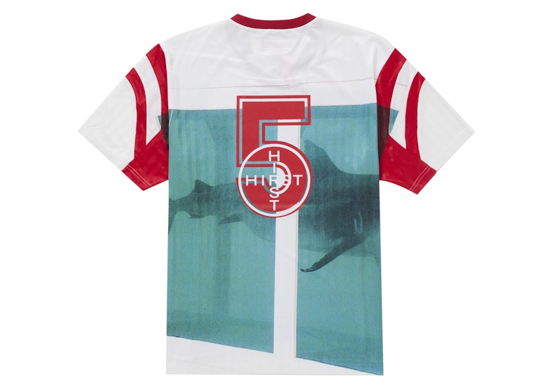Supreme Damien Hirst Soccer Jersey White 圖 2
