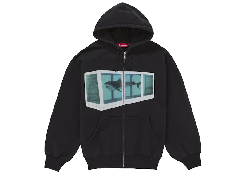 Supreme Damien Hirst Zip Up Hooded Sweatshirt Black