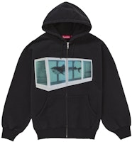 Supreme Damien Hirst Zip Up Hooded Sweatshirt Black Supreme Damien Hirst Zip Up Hooded Sweatshirt Black