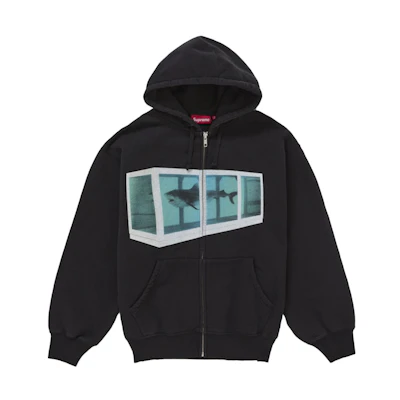 Supreme Damien Hirst Zip Up Hooded Sweatshirt Black