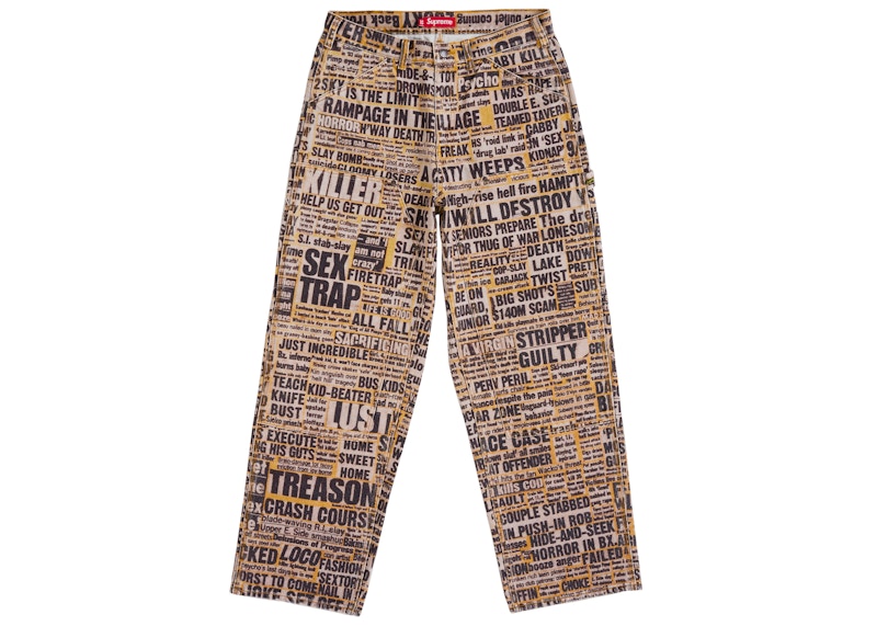 Supreme Dash Snow Double Knee Painter Pant Multicolor