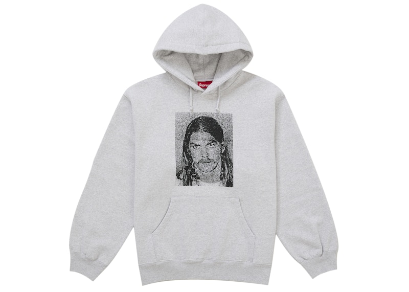 Supreme Dash Snow Hooded Sweatshirt Ash Grey