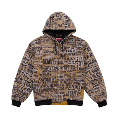 Supreme Dash Snow Hooded Work Jacket Multicolor