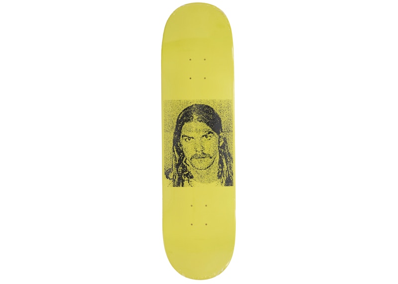Supreme Dash Snow Skateboard Deck Yellow
