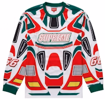 Supreme Decals Moto Jersey White Supreme Decals Moto Jersey White