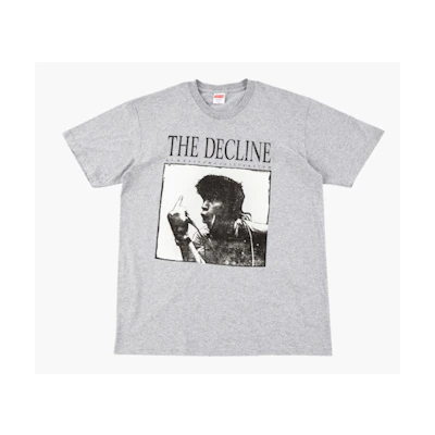 Supreme Decline of Western Civilization Tee Heather Grey