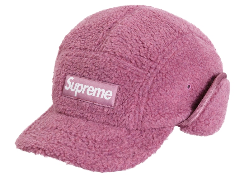 Supreme Deep Pile Earflap Camp Cap Dusty Pink 圖 2