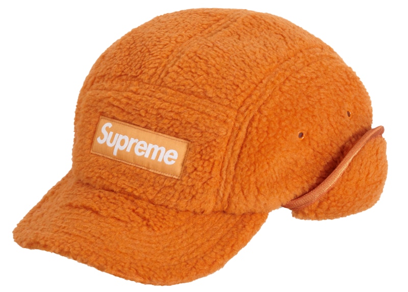 Supreme Deep Pile Earflap Camp Cap Orange 圖 3