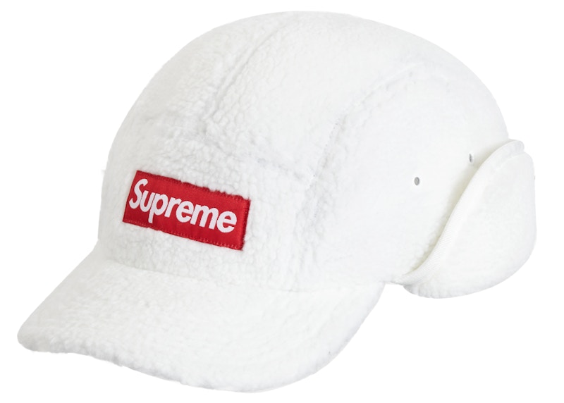 Supreme Deep Pile Earflap Camp Cap White 圖 2