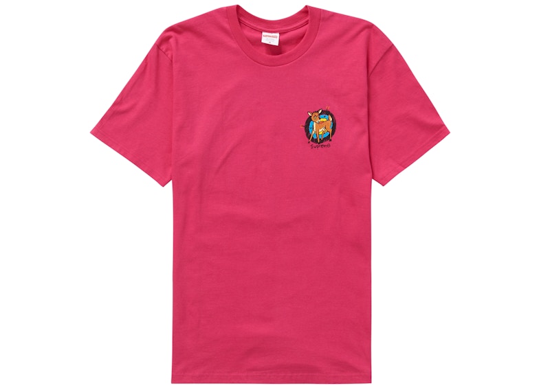 Order 슈프림 핑크 사슴 티셔츠 
