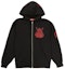 Buy 슈프림 데몬 지퍼 후드 (블랙)