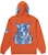 Supreme Demon Zip Up Hooded Sweatshirt Burnt Orange