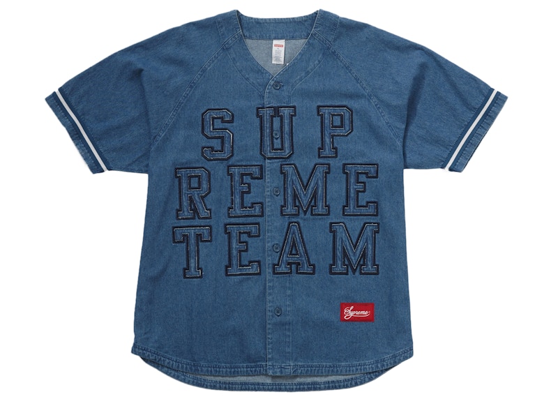 Buy Supreme 牛仔棒球衫'蓝色' FW22KN11-BLUE