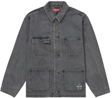 Supreme Denim Chore Coat (SS22) 'Black' Supreme Denim Chore Coat (SS22) 'Black'