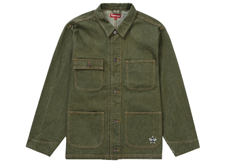Supreme Denim Chore Coat (SS22) 'Olive'