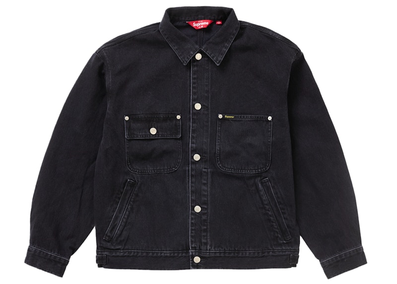Supreme Denim Chore Trucker Jacket Black