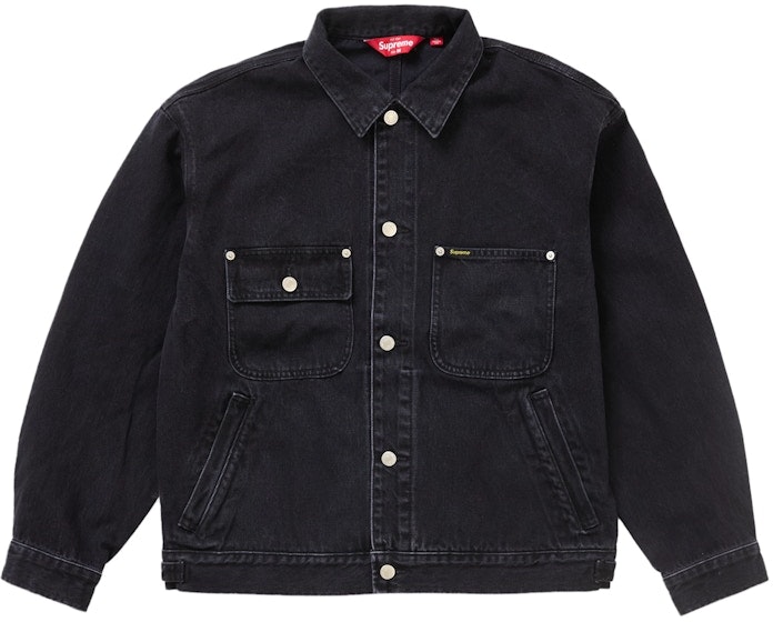 supreme-denim-chore-trucker-jacket-black