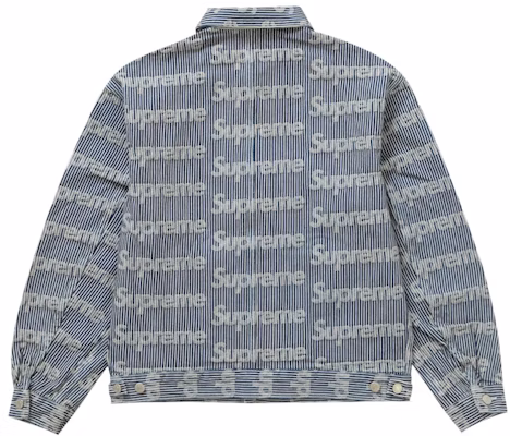 슈프림 데님 코어 트러커 자켓 스트라이프 Order 슈프림 데님 코어 트러커 자켓 스트라이프