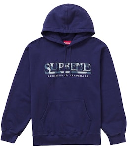 Supreme Denim Logo Hooded Sweatshirt Navy Basuh Buy Supreme Denim Logo Hooded Sweatshirt Navy Basuh