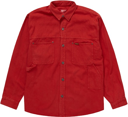 Supreme Denim Painter Shirt Red - Novelship