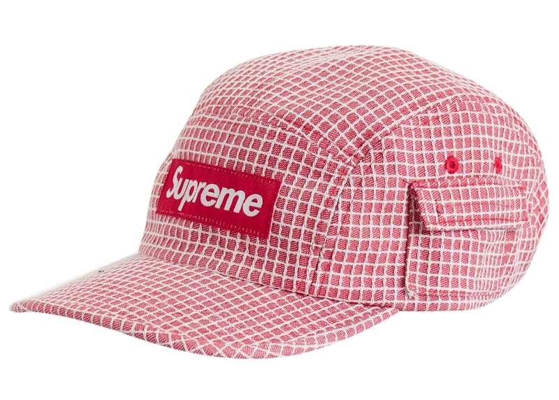 Supreme Denim Ripstop Camp Cap Red
