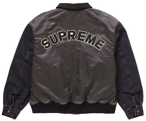 Supreme 丹寧袖MA-1 黑色 Buy Supreme 丹寧袖MA-1 黑色