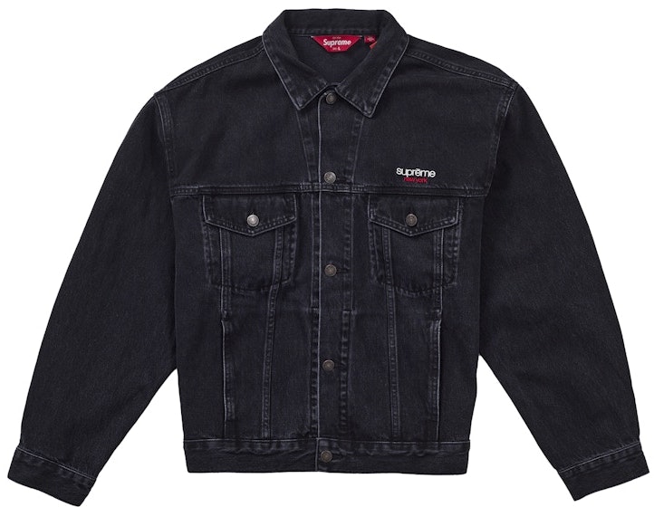 supreme-denim-trucker-jacket-ss-26-black