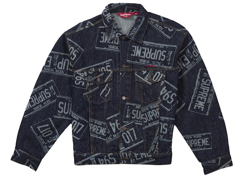 Supreme Denim Trucker Jacket (SS26) License Plate